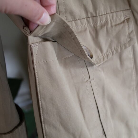 Weatherproof Insulated Anorak Cargo Utility Coat Jacket - Khaki/Tan, Size S - Picture 7 of 16